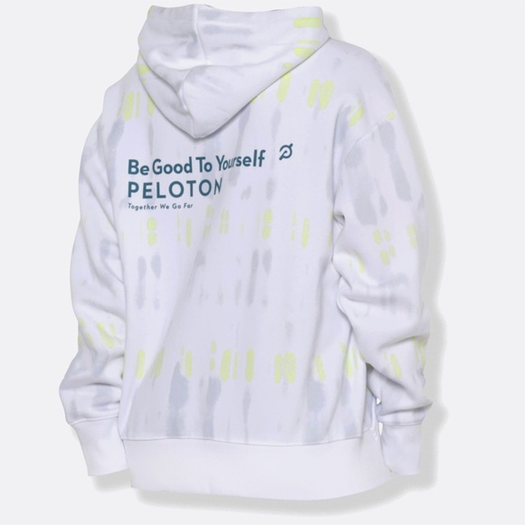 Peloton Chic Tie-Dye Pullover Hoodie - NWT Womens Medium Multi - #46457-B3 - Picture 2 of 2